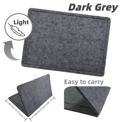 Gray Puzzle Board Collection with 1000- or 1500-Piece Sizes, Drawer and No-Drawer Options in Five Models