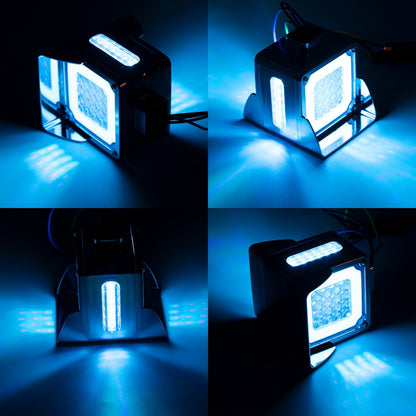 LED Side Marker Lights Square Truck Cab Clearance Lights 12V Waterproof Turn Signal Indicator Side Lights for Cars Trucks Trailers