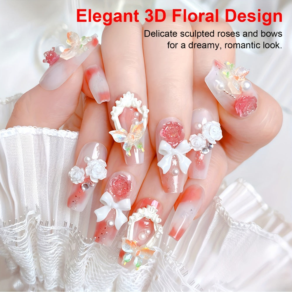 Nail Sculpting Gel Kit 3D 4D 12 Colors with Carving Pen – Firm Non-Sticky Soak-Off Sculpture Gel for Flowers, Leaves