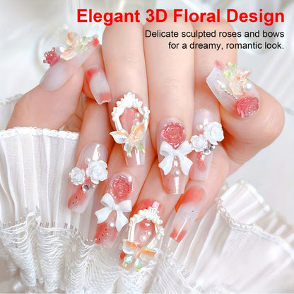 Nail Sculpting Gel Kit 3D 4D 12 Colors with Carving Pen – Firm Non-Sticky Soak-Off Sculpture Gel for Flowers, Leaves