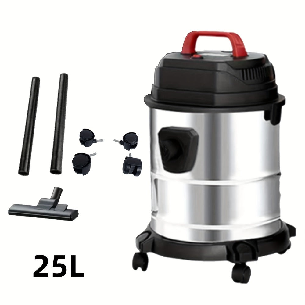 Wet Dry Vacuum Cleaner High-Power Bucket Type 5.28 to 6.6 Gallon Super Suction for Car and Home Dual-Use Cartridge Filter 40dB Quiet Motor