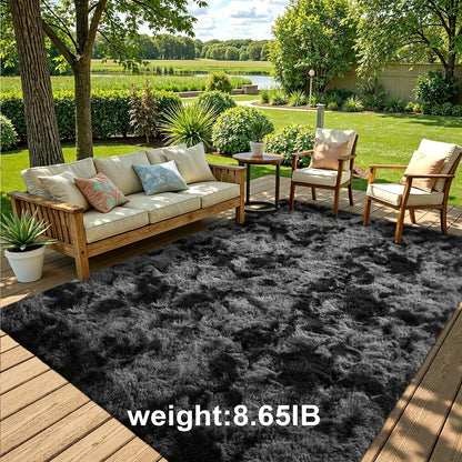 Non-Slip Area Rug Fluffy Soft Carpet – Modern Home Decor Floor Mat for Living Room, Bedroom, Kitchen & Bathroom | Easy Clean Cute Plush Rug