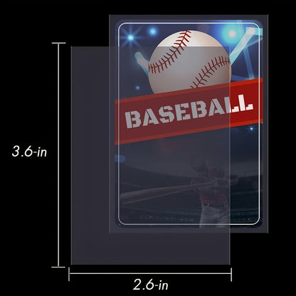 5000-Count Trading Card Storage Sleeve Pack with Clear Top-Loading Format for 35PT Card Holders