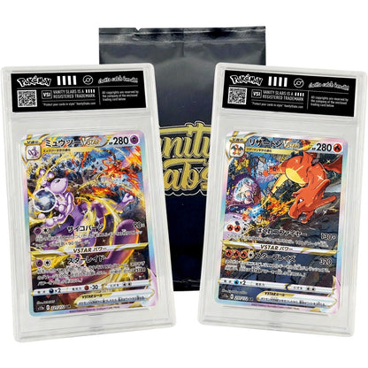 Trading Card Game Mystery Display Holder with English or Japanese Card and One- or Two-Slab Options