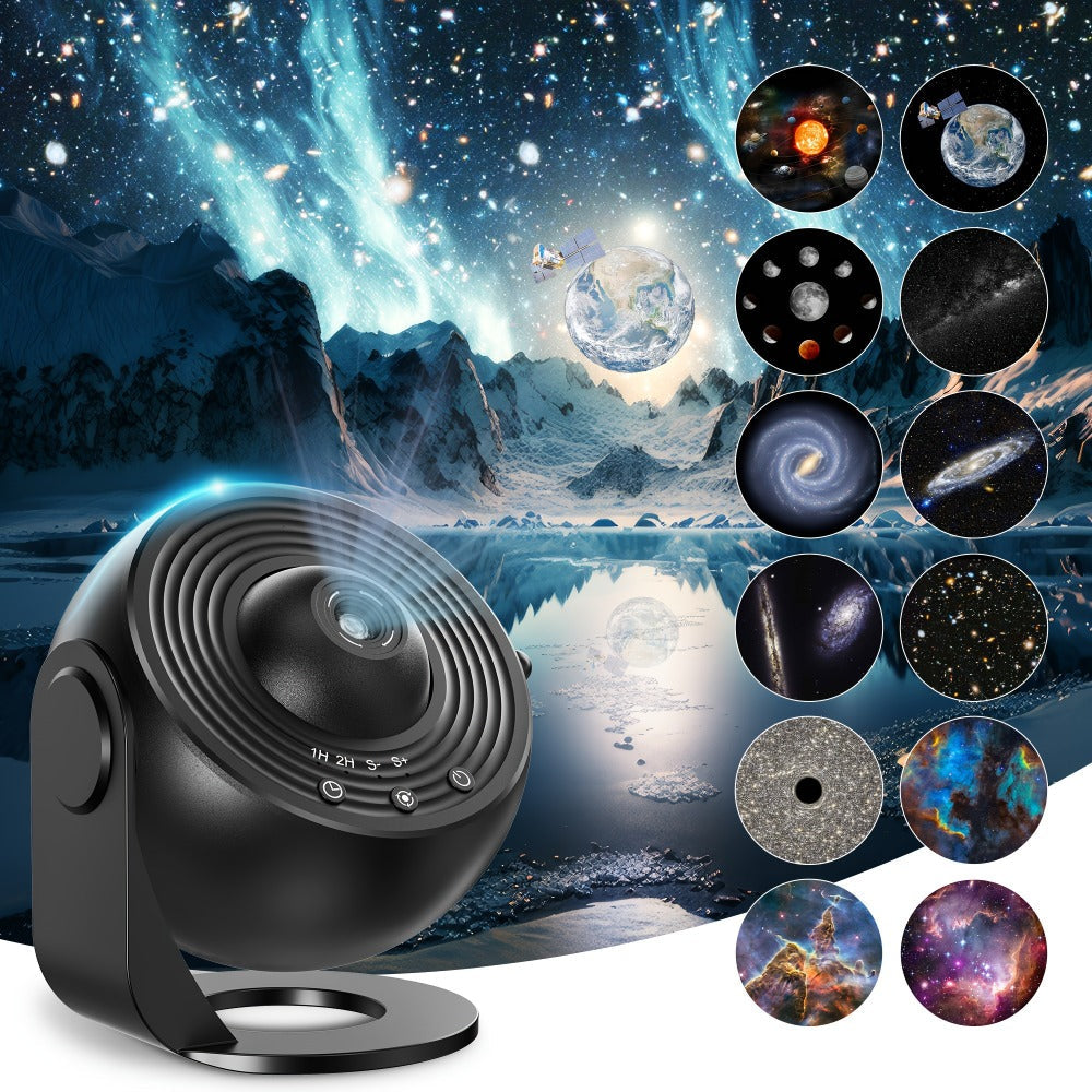 Star Projector Galaxy Aurora Night Light, 13-in-1 Planetarium Projector for Bedroom for Entryways, Bedrooms and Living Spaces