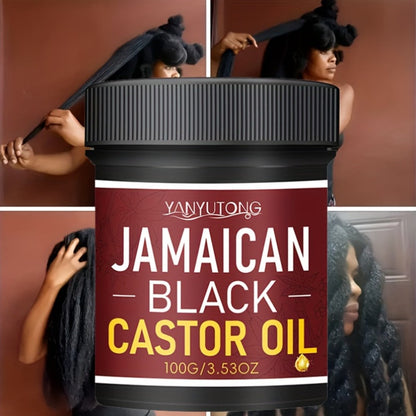 Jamaican Black Castor Oil Hair Milk for Women & Men - Revitalizing Formula, Natural Volume & Smoothness
