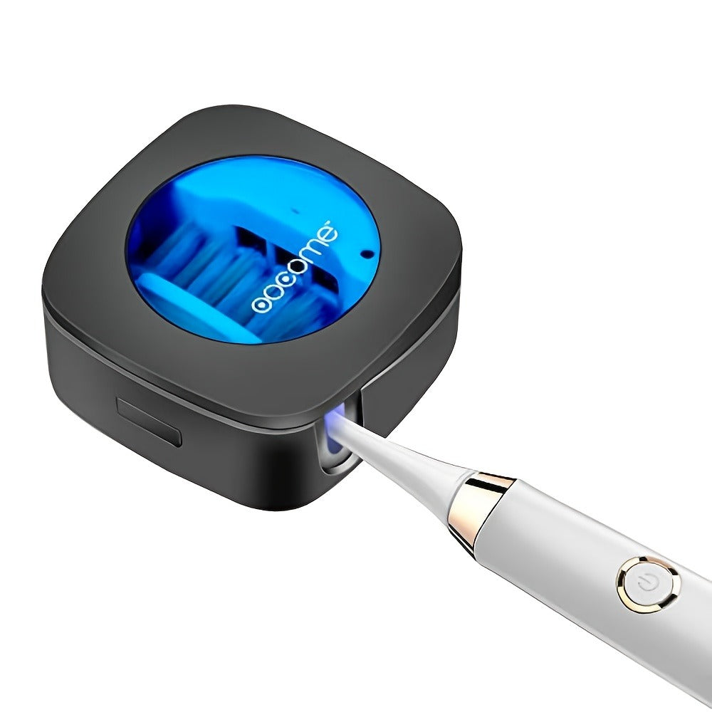 Toothbrush Case USB Rechargeable, 200mAh Battery Compact Portable Toothbrush Cover for Travel