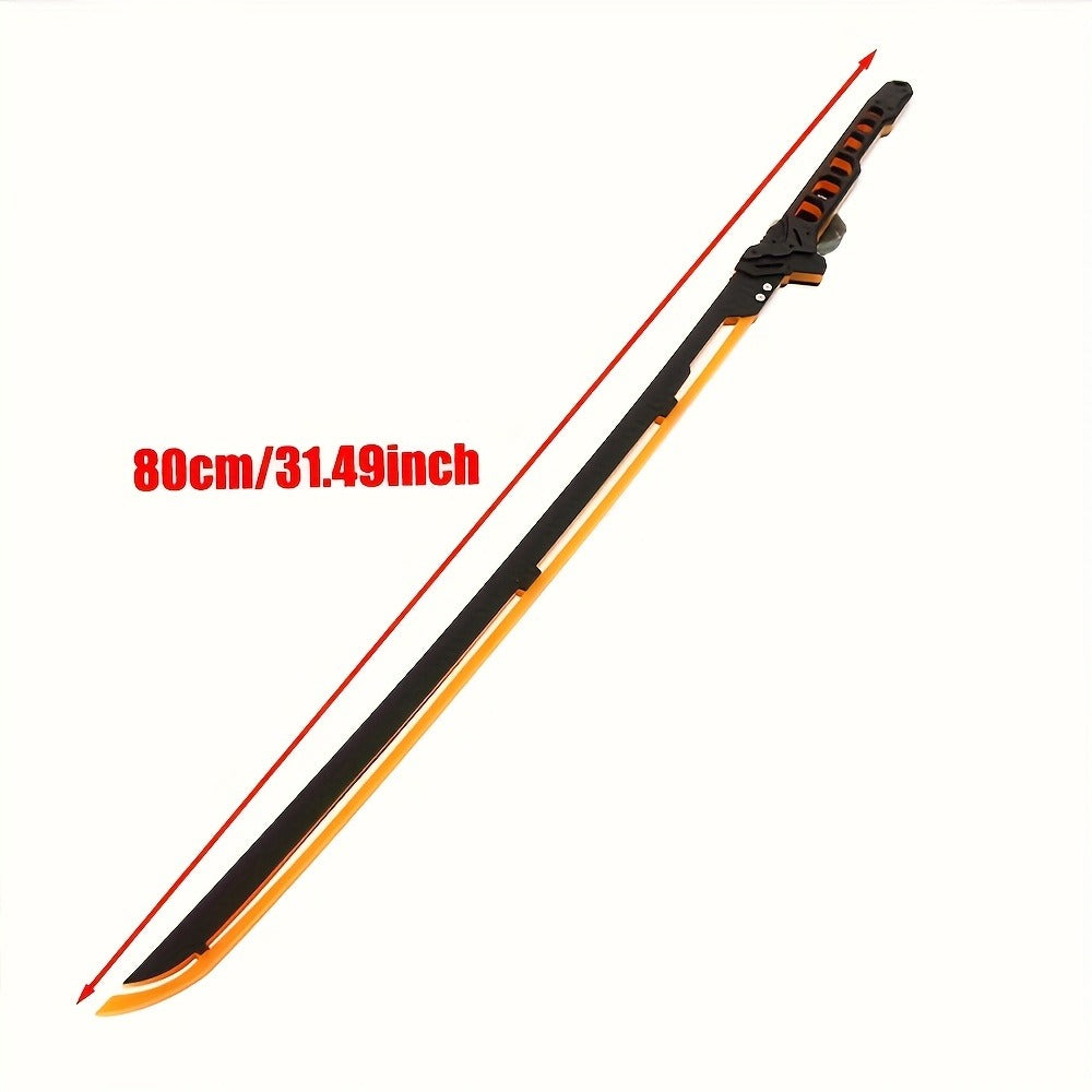 LED Cyberpunk Katana Prop 80cm Acrylic Luminous with the Listed Color, Size or Set Options for Everyday Use