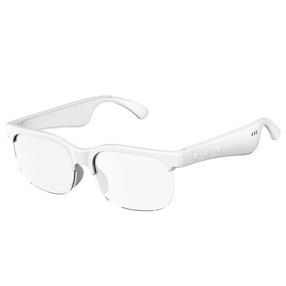 Open Ear Bluetooth Audio Glasses with Built-In Earbuds, Wireless Smart Sunglasses for Music & Hands-Free Calls