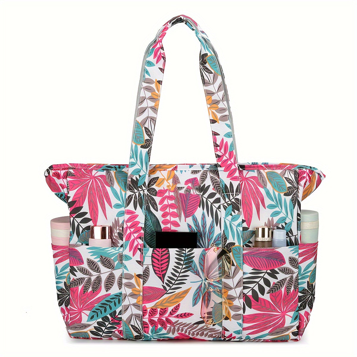 Beach Tote Bag for Women – Sandproof Swim Pool Bag with Dry Wet Separated Pocket Lightweight Travel Utility Bag