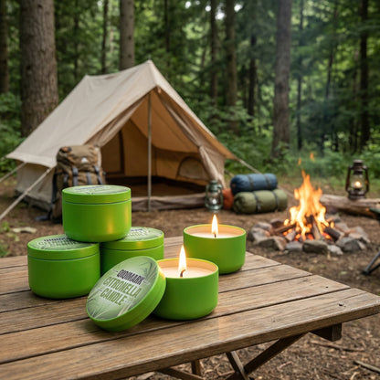Citronella Candles Outdoor 6 Pack - 1.7 Oz Each, Burn Time, Infused with Citronella Essential Oil for Patio