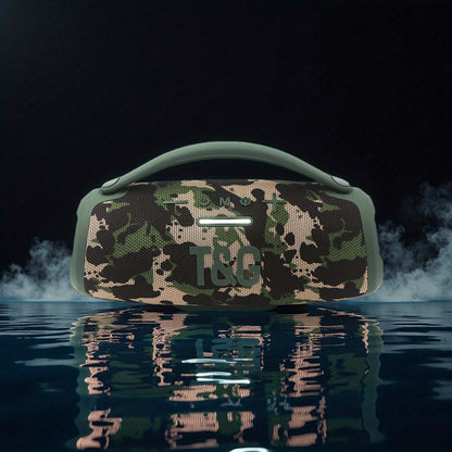 Portable Bluetooth Speaker TG418 with 3000mAh Battery, EQ, LED Lights, Type-C, TF, USB and AUX