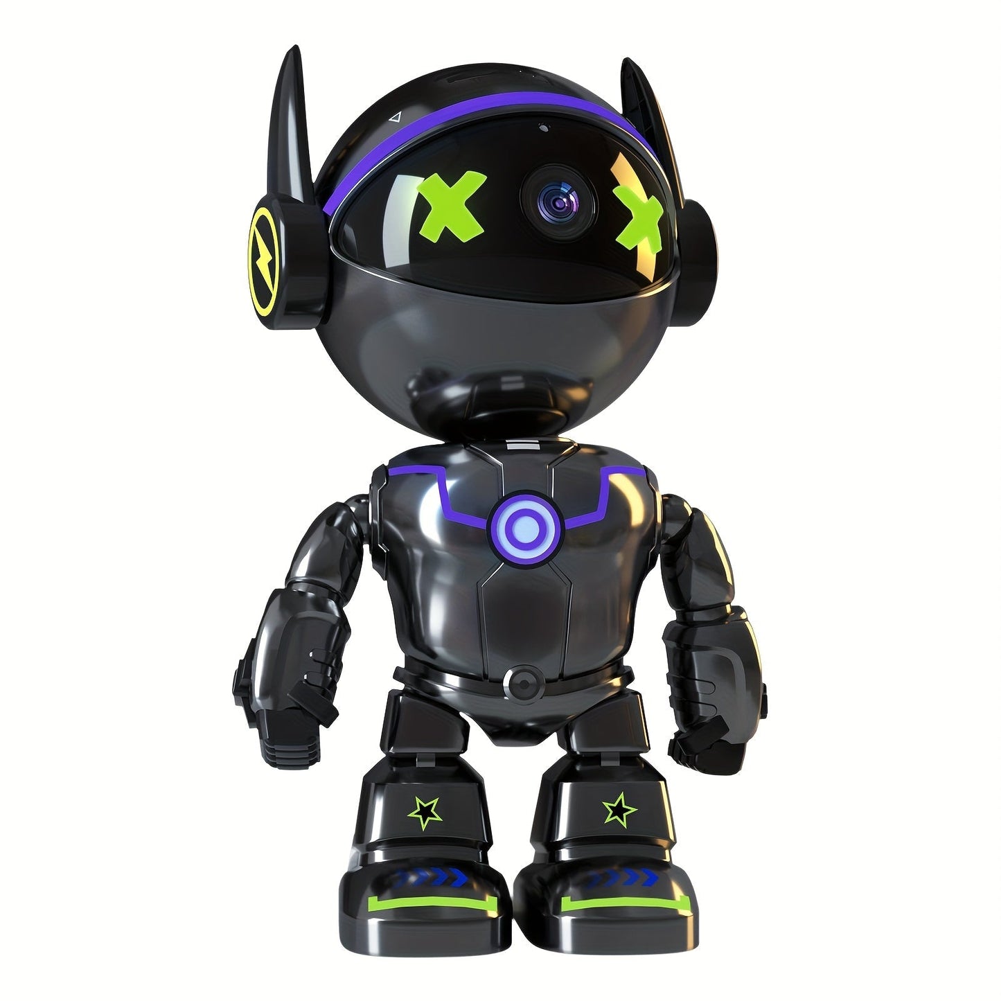 Pet & Baby Camera Monitor Indoor 4MP QHD Robot Camera, 360° Panoramic Night Vision, Motion Detection Alerts