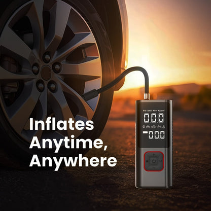 Portable Tire Inflator Air Compressor - 160 PSI 20000mAh Cordless Tire Pump 4X Faster with LED Light for Car