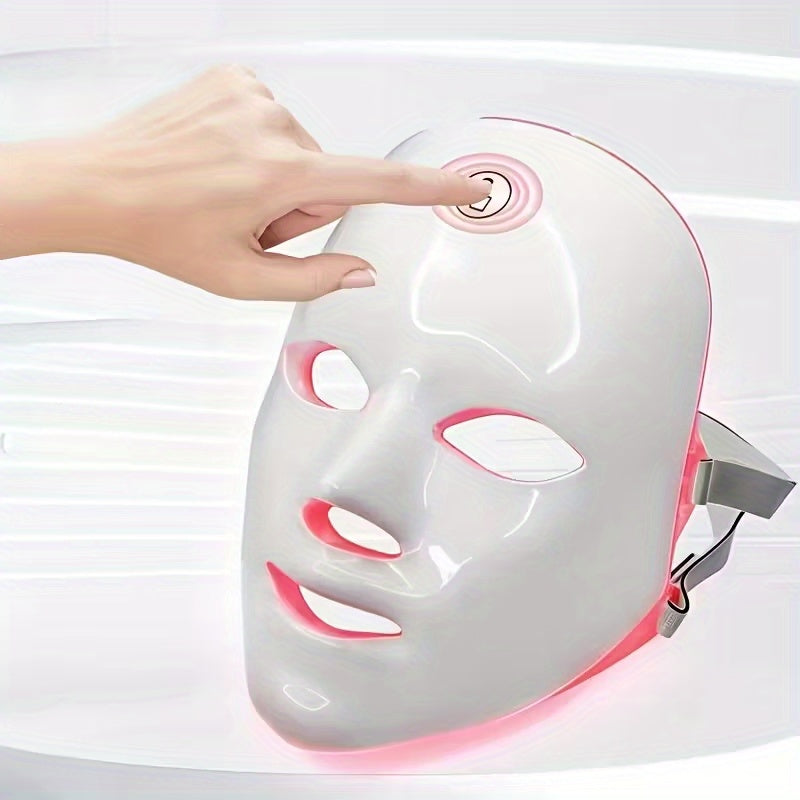 7 Color Photon LED Facial Device for Bath Time, Home Spa and Personal Care, with the Listed Configuration