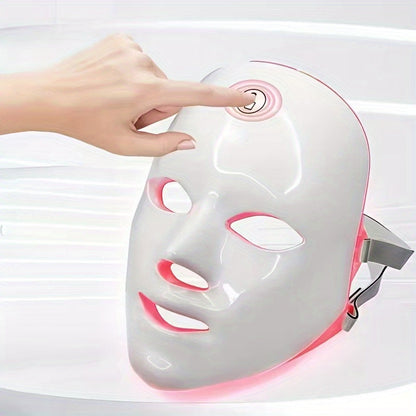 7 Color Photon LED Facial Device for Bath Time, Home Spa and Personal Care, with the Listed Configuration