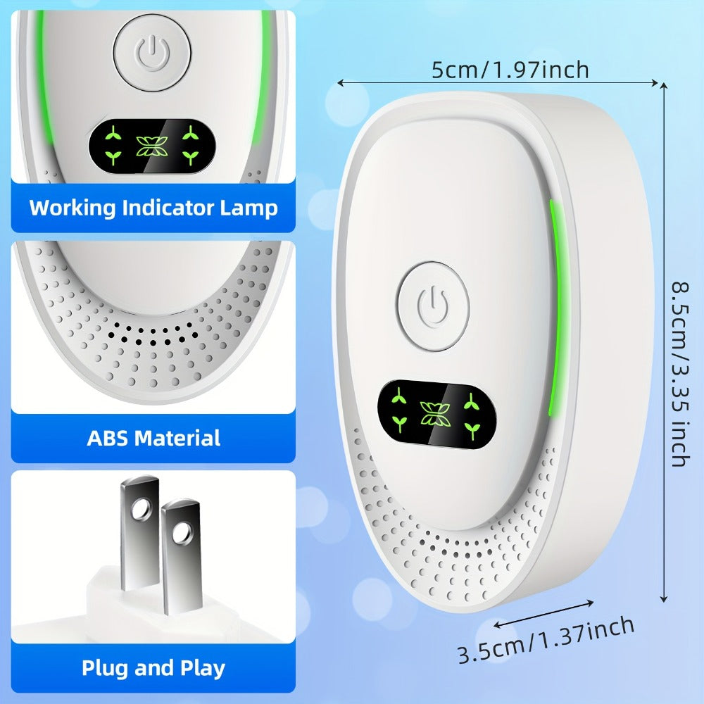 Portable Ozone Air Purifier & Sanitizer, Formaldehyde, Smoke & Dust Eliminator for Home, Office, Car & Bedroom