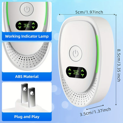 Portable Ozone Air Purifier & Sanitizer, Formaldehyde, Smoke & Dust Eliminator for Home, Office, Car & Bedroom