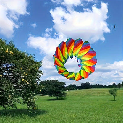 Rotating Lotus Tail Kite 3D Flower Basket Iridescent Kite for Kids Adults with the Listed Color, Size or Set Options for Everyday Use