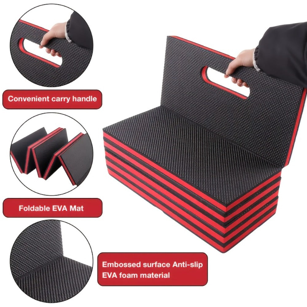 EVA Kneeling Pad Car Repair Work Mat – Foldable Waterproof Thermal Insulation Pad for Mechanic, Camping & Hiking