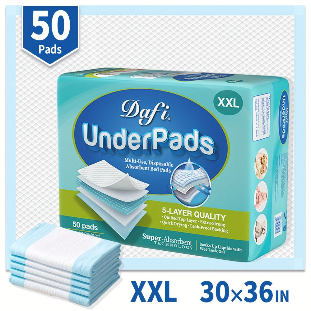 Extra Large Disposable Underpads 30x36 Inch Super Adult Incontinence Bed Pads with Effective for Entryways, Bedrooms and Living Spaces