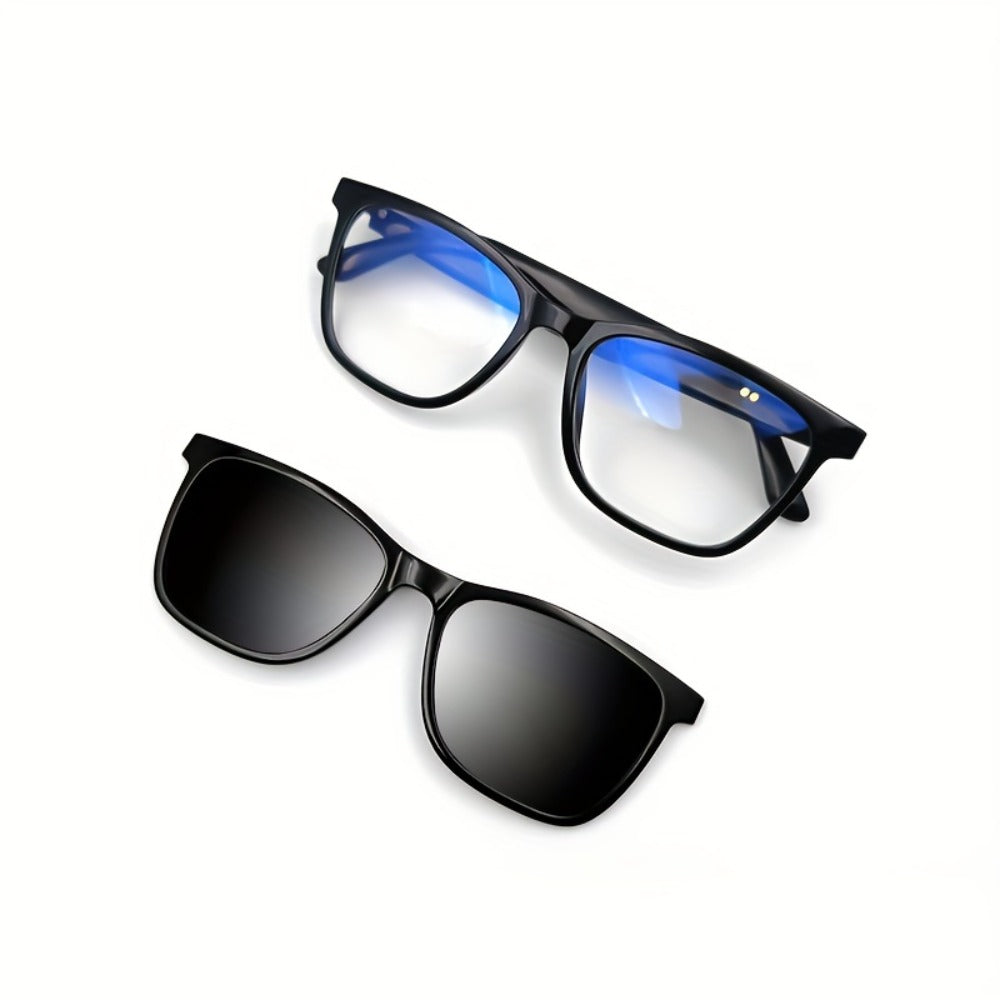 Smart Glasses Photochromic Audio Eyewear with Open-Ear Speaker, Microphone and Metal or Plastic Frames