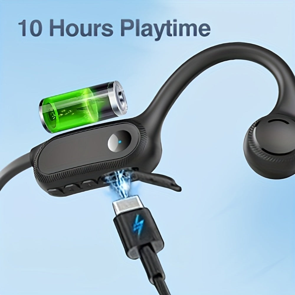 Sport Open Ear Headphones Wireless Bluetooth with Noise-Canceling Mic for an Everyday Personal Care Routine