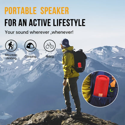 Portable Bluetooth Speaker TG365 with LED, TWS, Mic, FM Radio, TF, USB and AUX in Four Colors