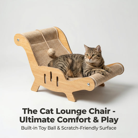 Cat Scratcher Lounge Pad Large Upgraded Sisal for Indoor Cats – Durable Stable Cat Furniture Scratch Board & Resting Mat