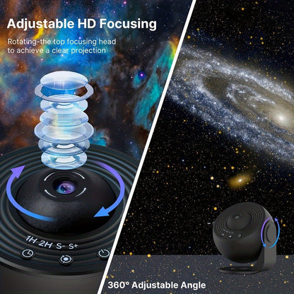 Star Projector Galaxy Aurora Night Light, 13-in-1 Planetarium Projector for Bedroom for Entryways, Bedrooms and Living Spaces