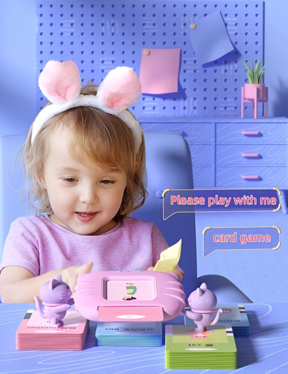 Bilingual English Speaking Flash Cards for Kids, 56 Cards 112 Visual Sight with the Listed Color, Size or Set Options for Everyday Use