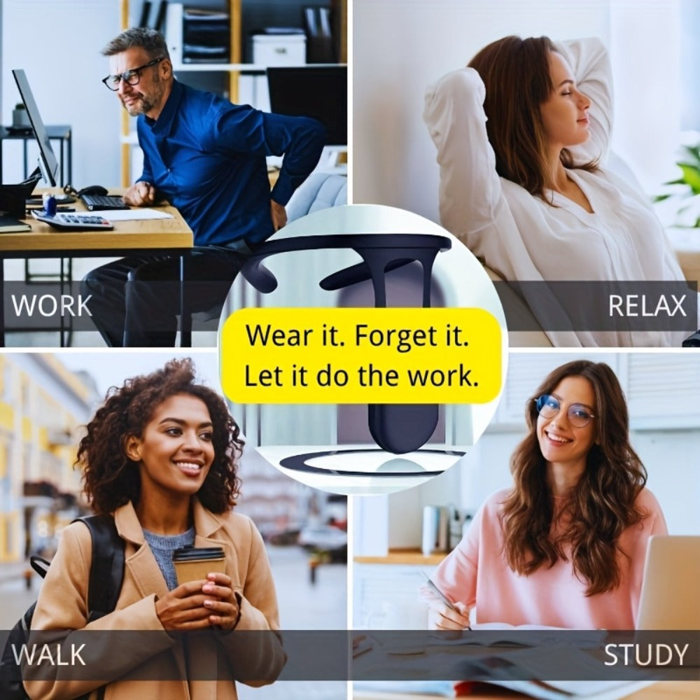 Posture Corrector Smart Vibration Reminder 1pc or 2pcs - Auto-Sensing 25° Slouch Alert for Entryways, Bedrooms and Living Spaces