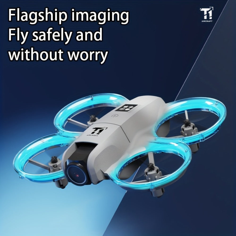 4K RC Airplane Auto Hover Dual Batteries Optical Flow WiFi FPV Camera One-Key Return Roll Anti-Shock Anti-Collision