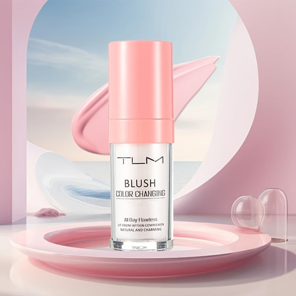 Liquid Foundation and Blush Combo Set for Women – Buildable Coverage Natural Finish Makeup Base, Easy to Apply, Suits All Skin Types