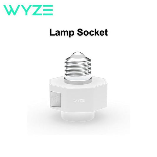 Wyze Lamp Socket Power Adapter for Wyze Cam v3 & v4, Powers Camera via Exterior Light Fixture, Motion-Activated Security Light