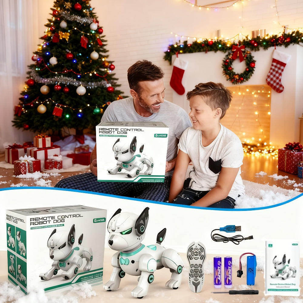 Robot Dog Toy for Kids Upgraded Intelligent Electronic Pet with the Listed Color, Size or Set Options for Everyday Use