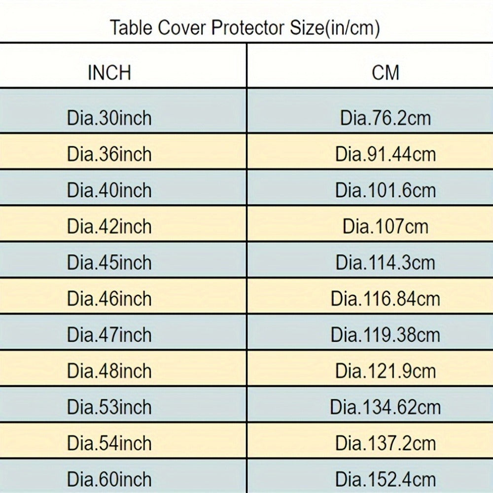 Round PVC Table Cover Clear Tablecloth 2MM Thick Scratch-Resistant Waterproof Table Protector for Dining Table Coffee Table Restaurant