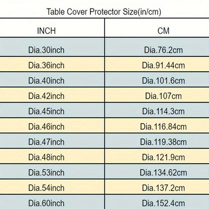 Round PVC Table Cover Clear Tablecloth 2MM Thick Scratch-Resistant Waterproof Table Protector for Dining Table Coffee Table Restaurant
