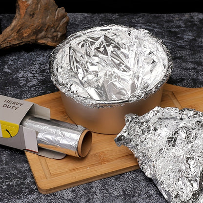 Aluminum Foil Rolls Heavy Duty – Thick Tin Foil for Baking, Grilling, BBQ & Food Wrapping, Disposable Kitchen Foil for Restaurants & Home