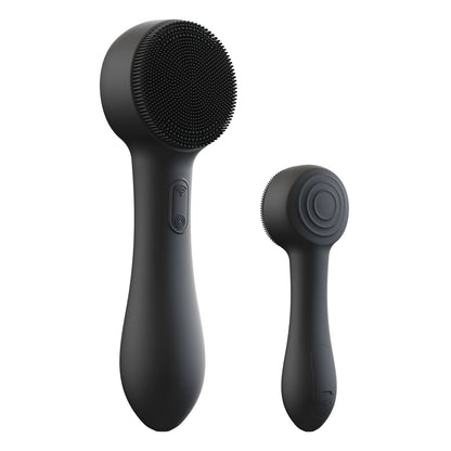Silicone Facial Cleansing Brush Electric Face Scrubber 12000 Vibrations IPX7 USB Rechargeable Heat Massage for Home or Salon Spa Use