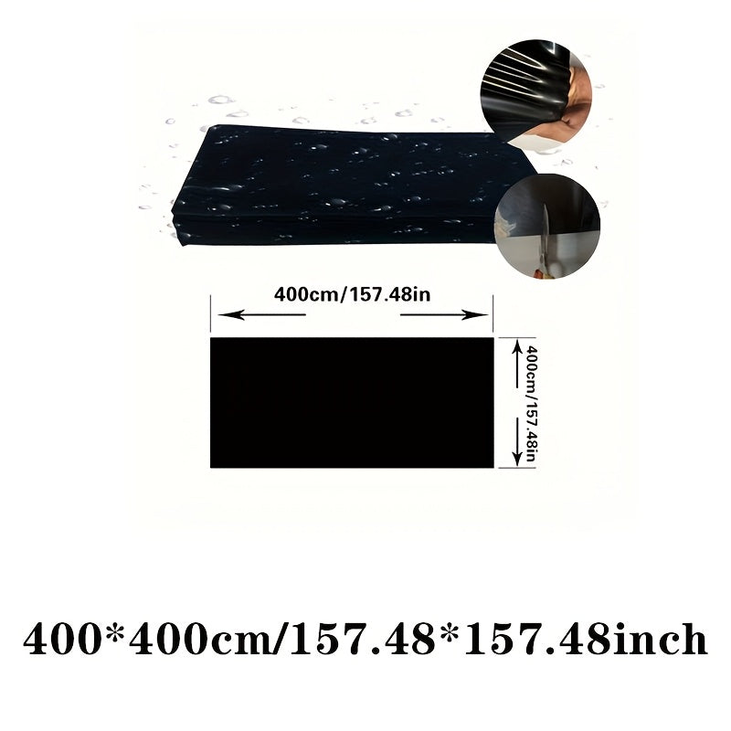 Pond Liner, HDPE Garden Fish Pond Water Feature Landscape for Garden, Patio and Yard Use, with the Listed Configuration