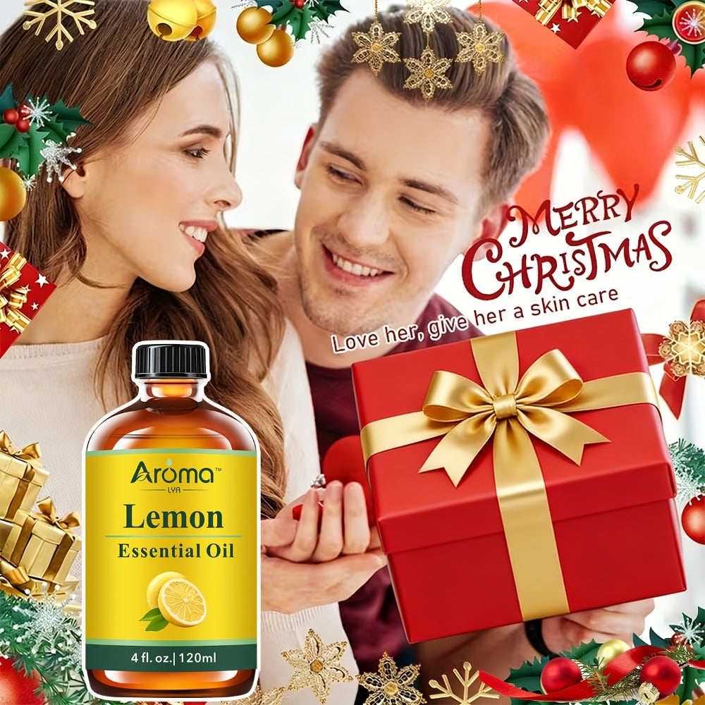 Essential Oil 115ml Multi-Scent Dropper Selection with Peppermint, Frankincense, Lemon, Rum or Cologne