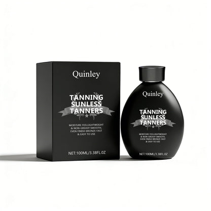 Sunless Self Tanner Lotion 3.38oz – Instant Deep Bronze Glow, Lightweight Non-Greasy Hydrating Self-Tanning Body Lotion