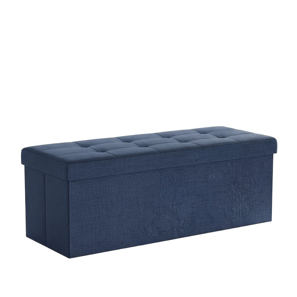 43-Inch Foldable Ottoman with Padded Seat for Comfortable Everyday Seating detail image - detail view 15