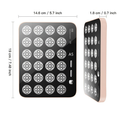 LED Light Therapy Device for Face & Body with Stand - Home Spa for Entryways, Bedrooms and Living Spaces