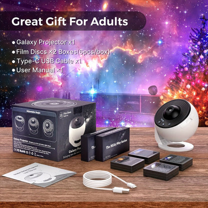 Star Projector Galaxy Aurora Night Light, 13-in-1 Planetarium Projector for Bedroom for Entryways, Bedrooms and Living Spaces