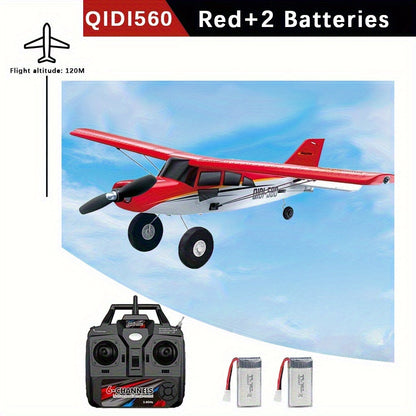 RC Airplane QIDI560 M7 Brushless Fixed Wing, 6-Channel 6-Axis Gyro Remote Control Plane with 3D Stunts