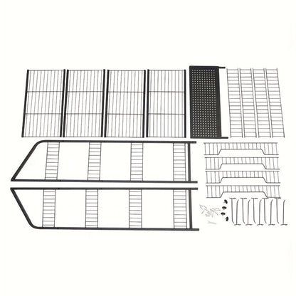 4-Tier Metal Display Rack with Wheels – Rolling Floor Shelf for Kitchen, Store & Home Storage Organization