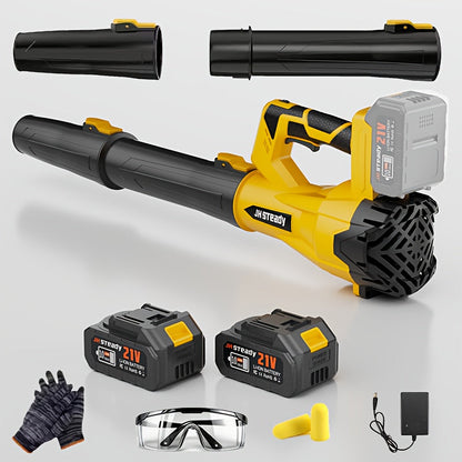 Cordless Leaf Blower Battery Powered, Lawn Yard Patio Driveway Blower for Garden, Patio and Yard Use