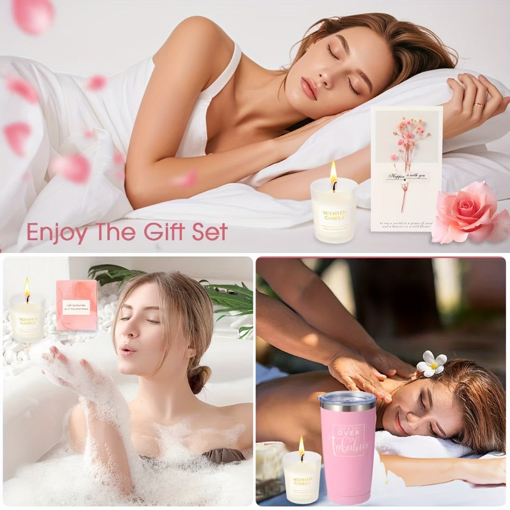 Spa Gift Set for Women, Luxury Self-Care & Relaxation Birthday Gift, Thoughtful Thank You & Special Occasion Gift for Mom